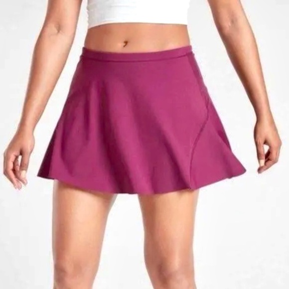 Athleta Dresses & Skirts - Athleta Match Point Raspberry Skirt / Skort Size L